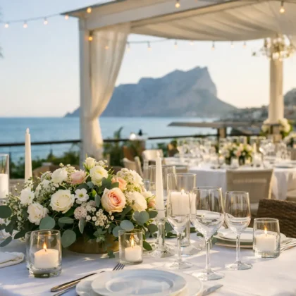 Restaurantes para bodas en Moraira: cómo elegir