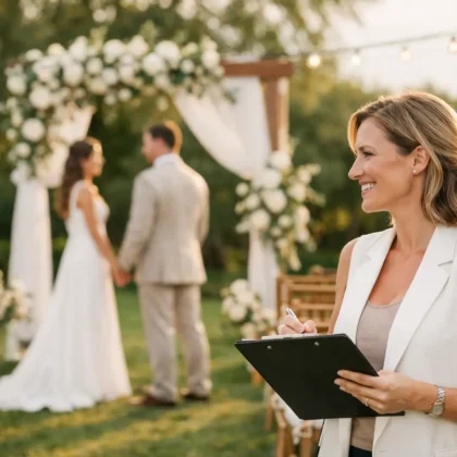 Boda al aire libre en verano: sin estrés