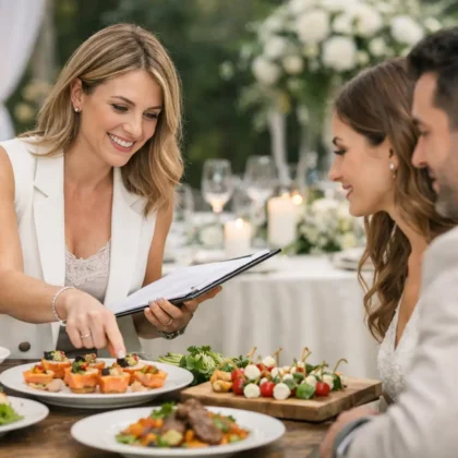 Cómo elegir un catering nupcial memorable